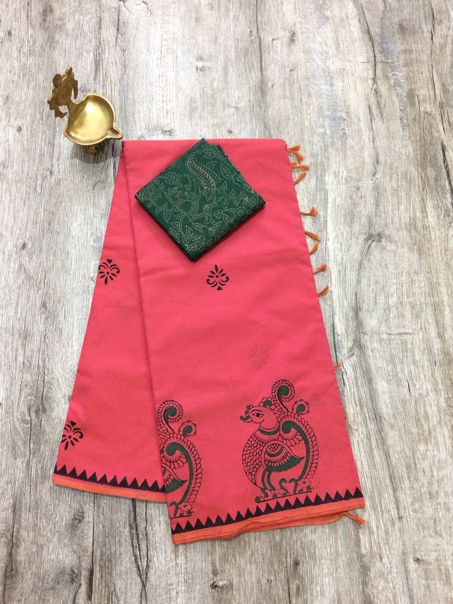 South Cotton Mix Saree