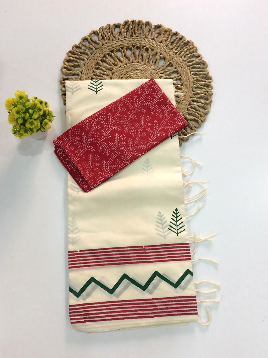 South Cotton Mix Saree