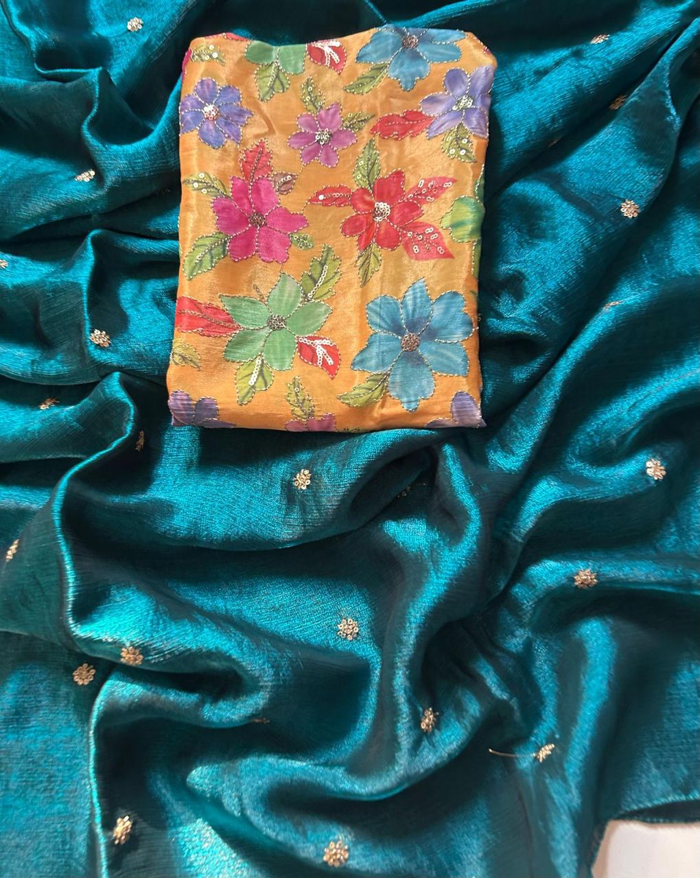 Space Chiffon Saree