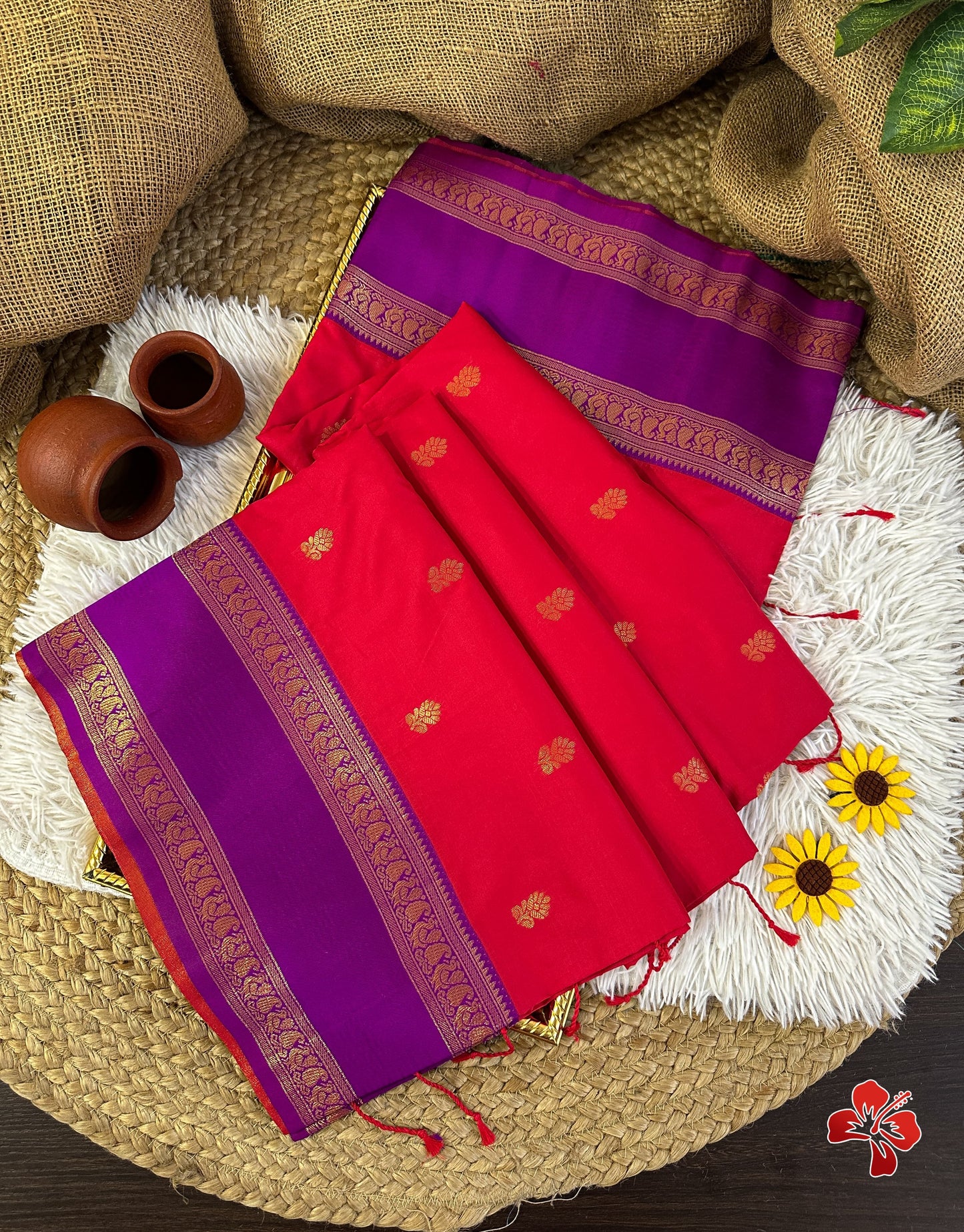 Semi Kanjivaram Soft Silk Saree