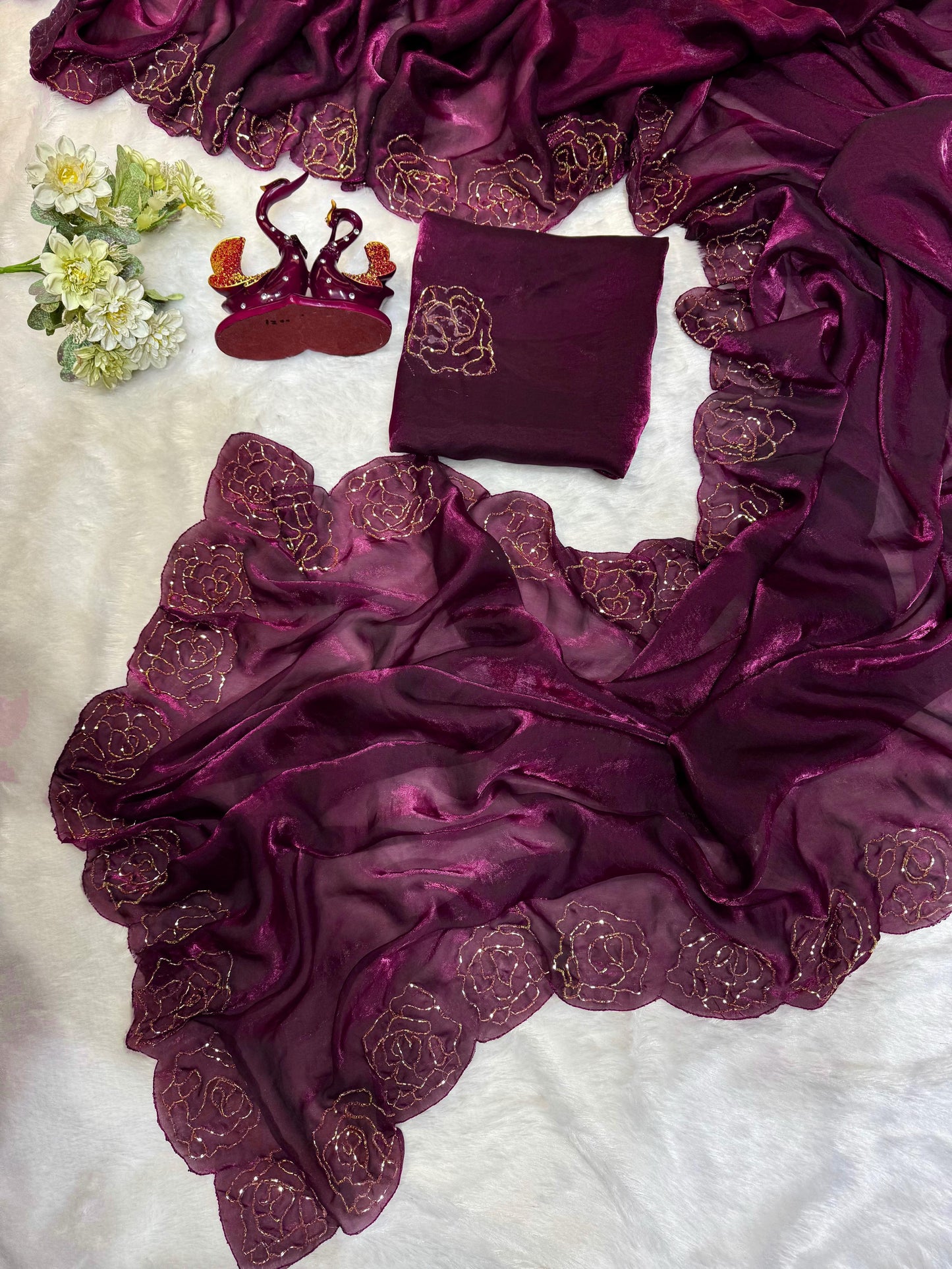 Space Silk Saree