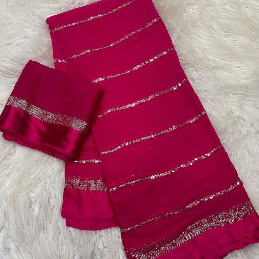Viscose Georgette Saree