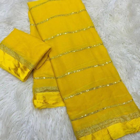 Viscose Georgette Saree