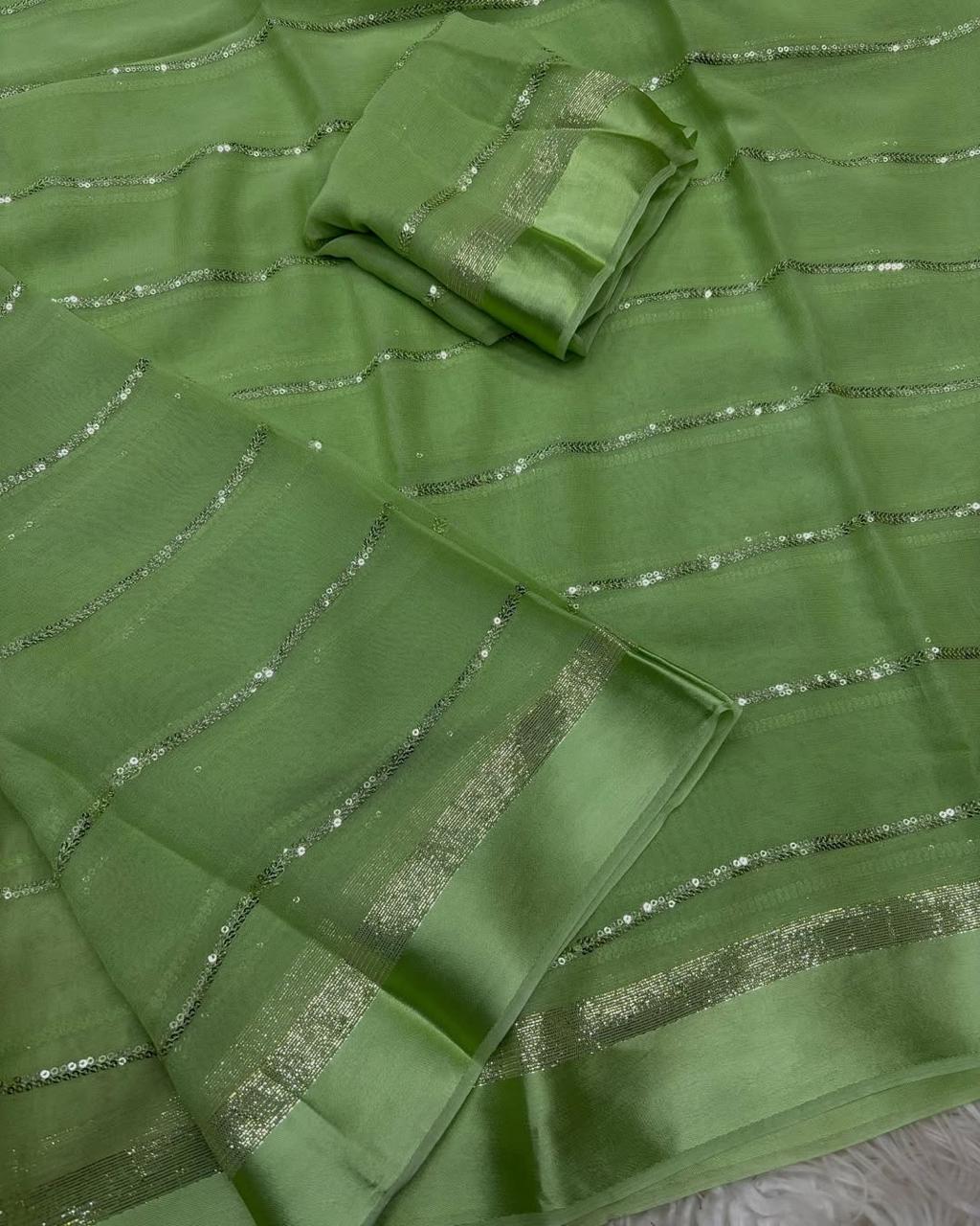 Viscose Georgette Saree