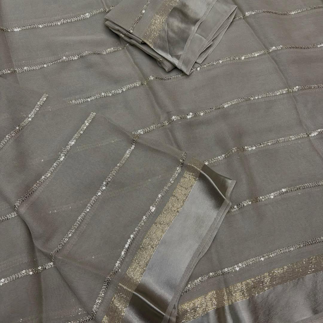 Viscose Georgette Saree