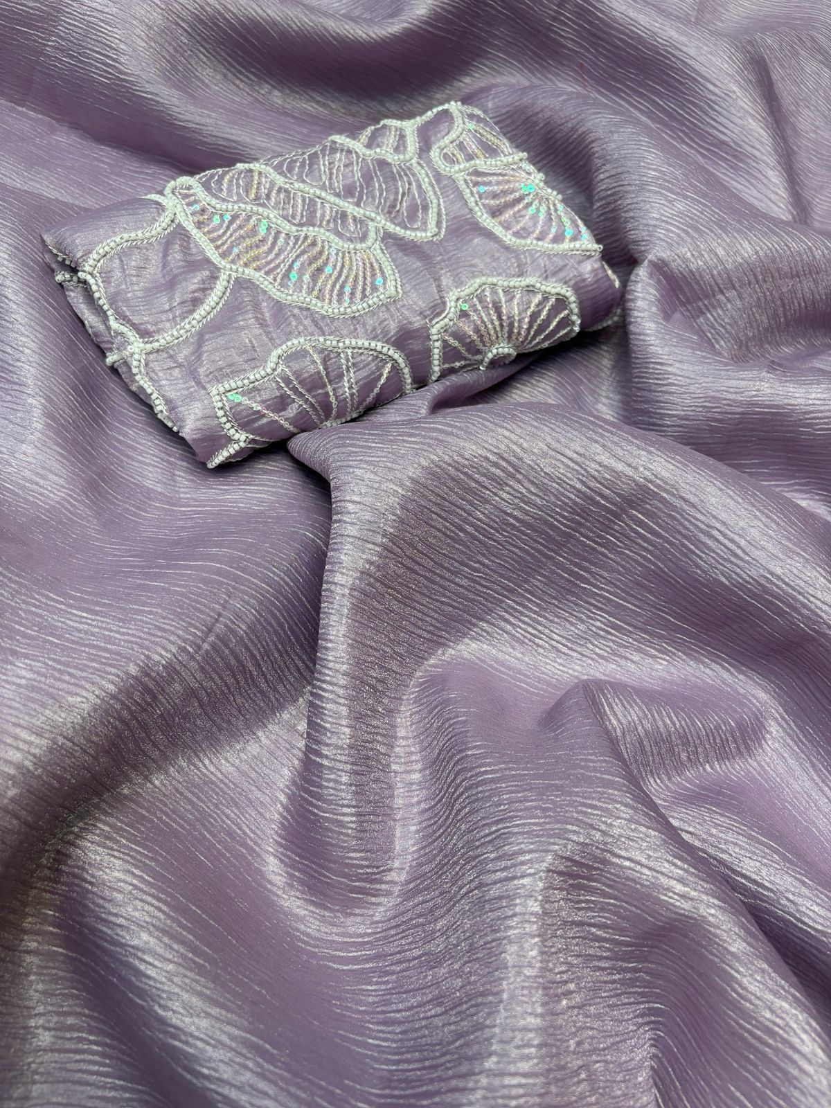 Candy Crush Tissue Saree