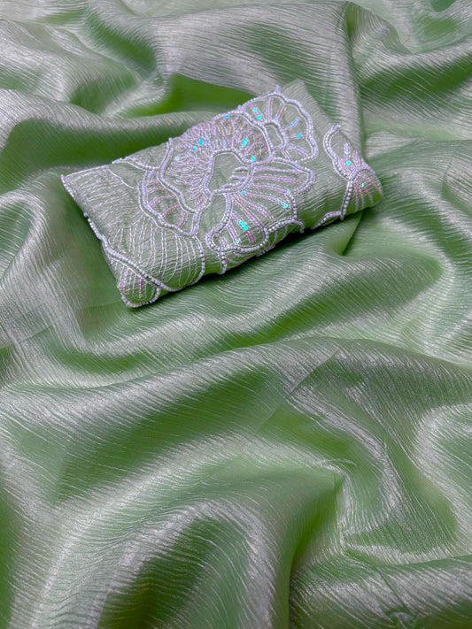 Candy Crush Tissue Saree