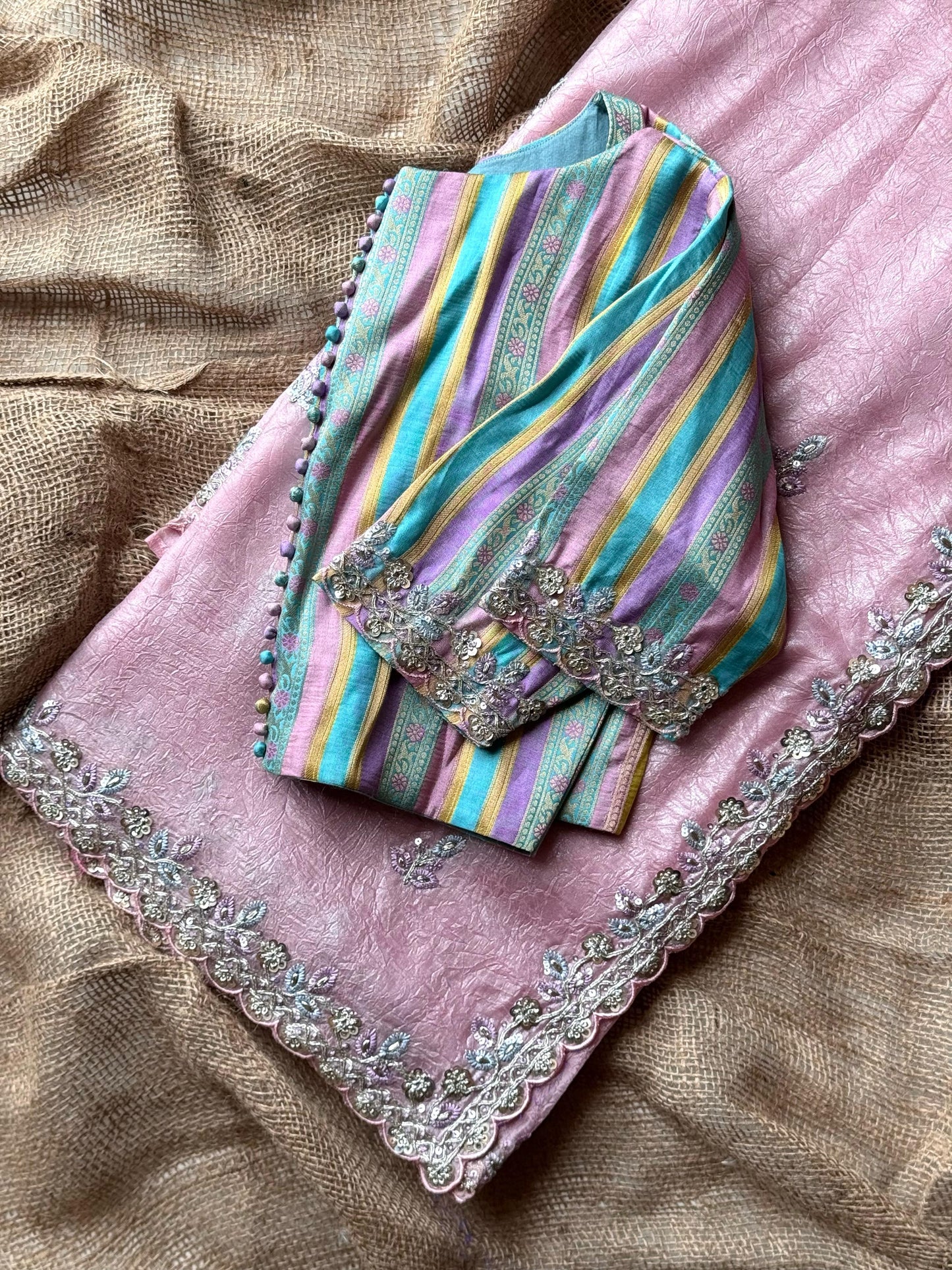 Space Crush Saree