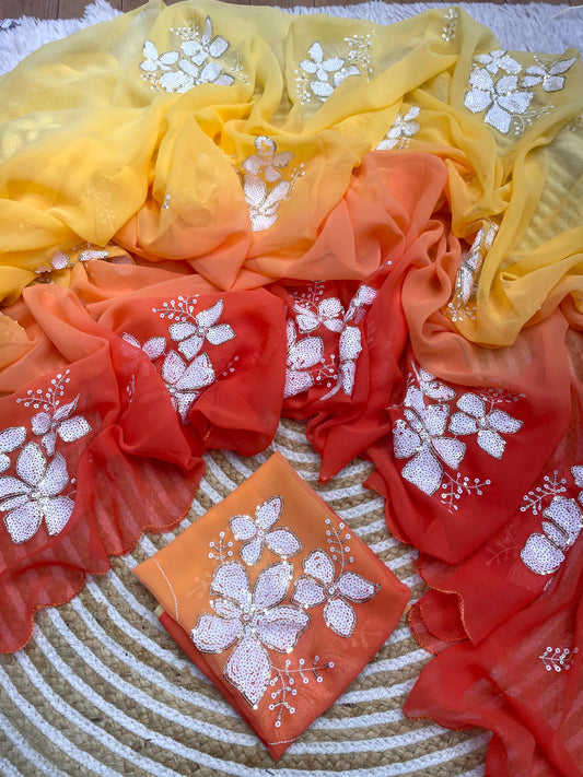 Georgette Saree