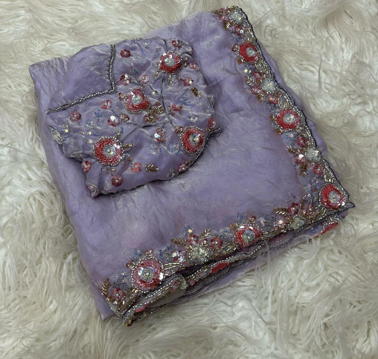 Space Silk Saree