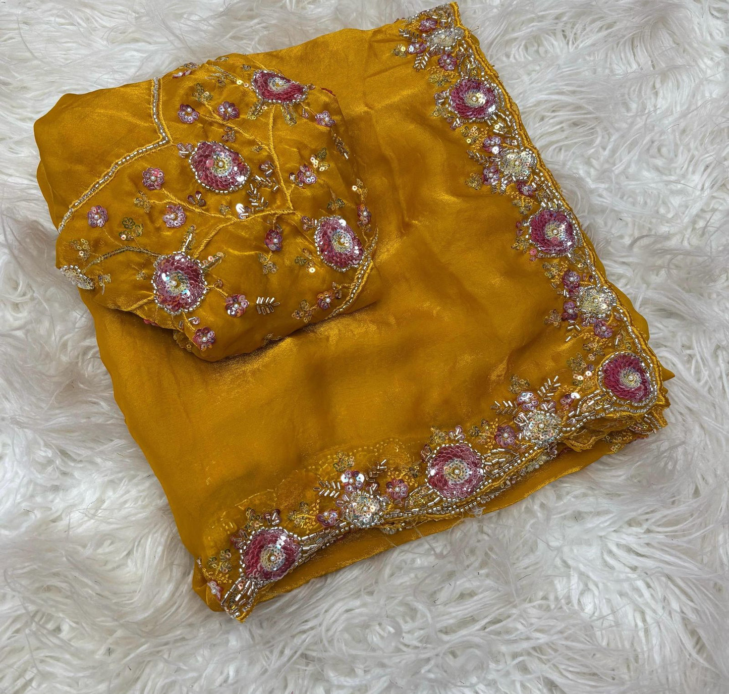 Space Silk Saree
