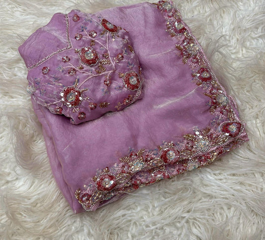 Space Silk Saree