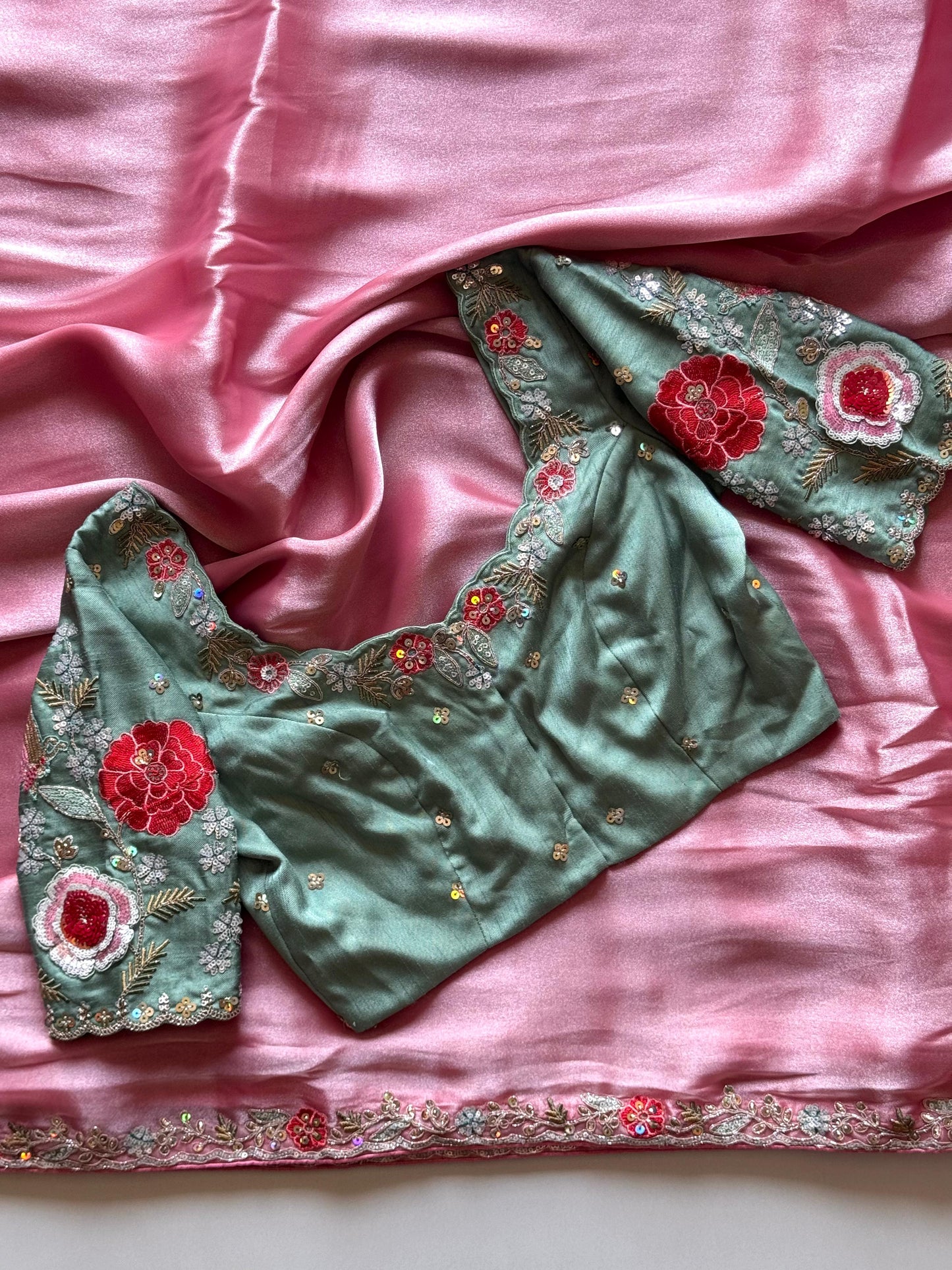 Satin Silk Saree