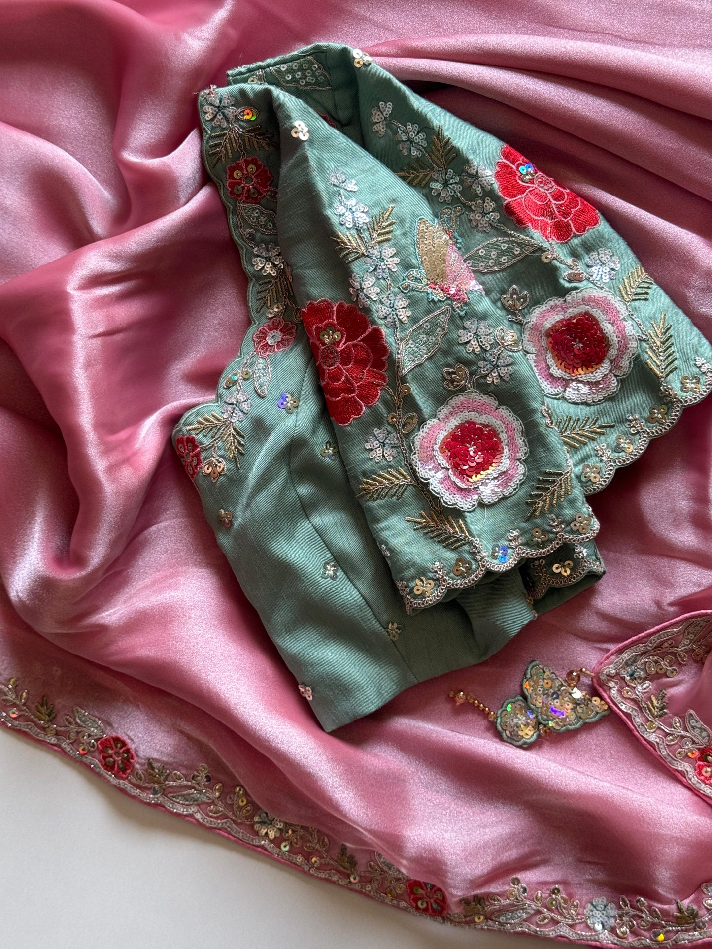 Satin Silk Saree