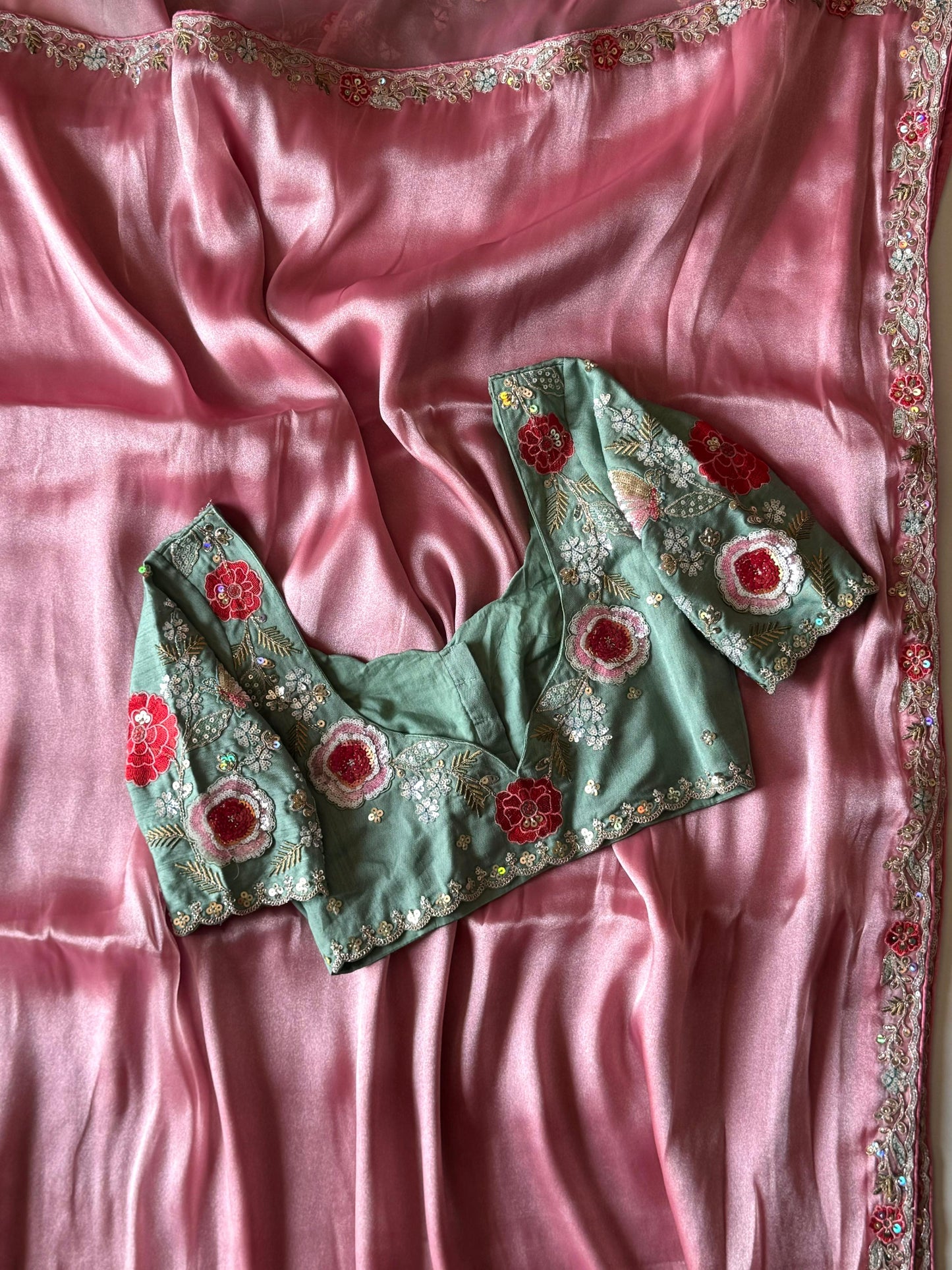 Satin Silk Saree