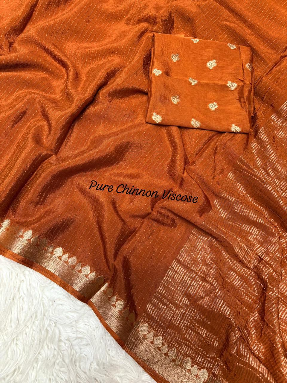 Zari Chinnon Saree