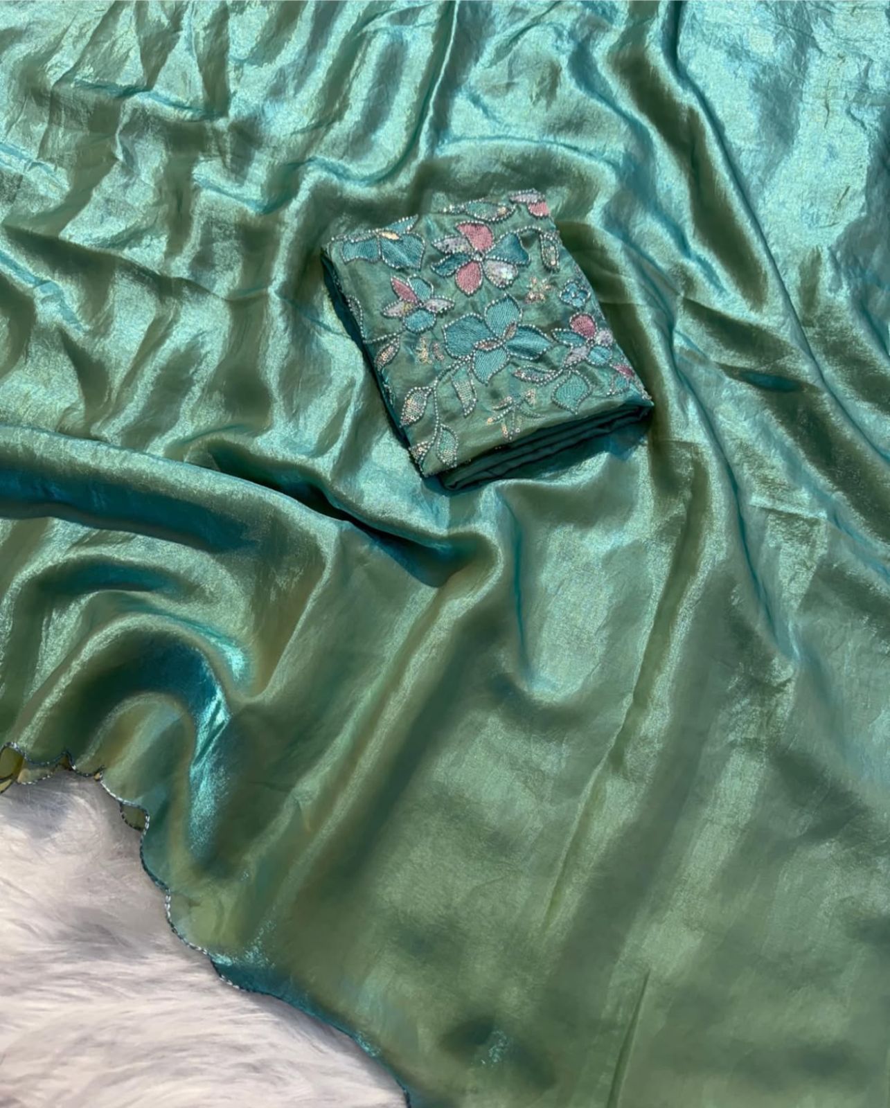 Space Silk Saree