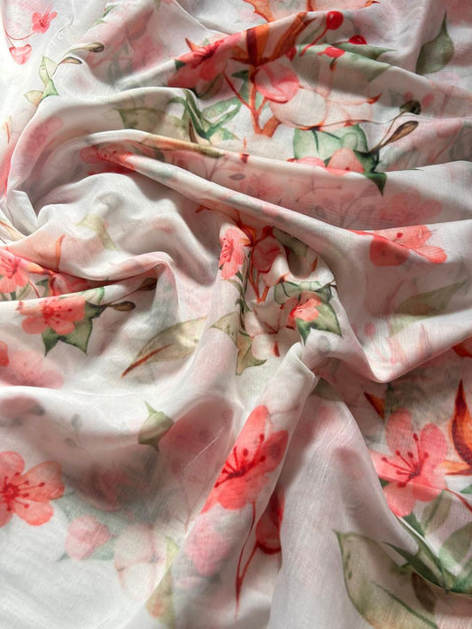Soft Linen Cotton Saree