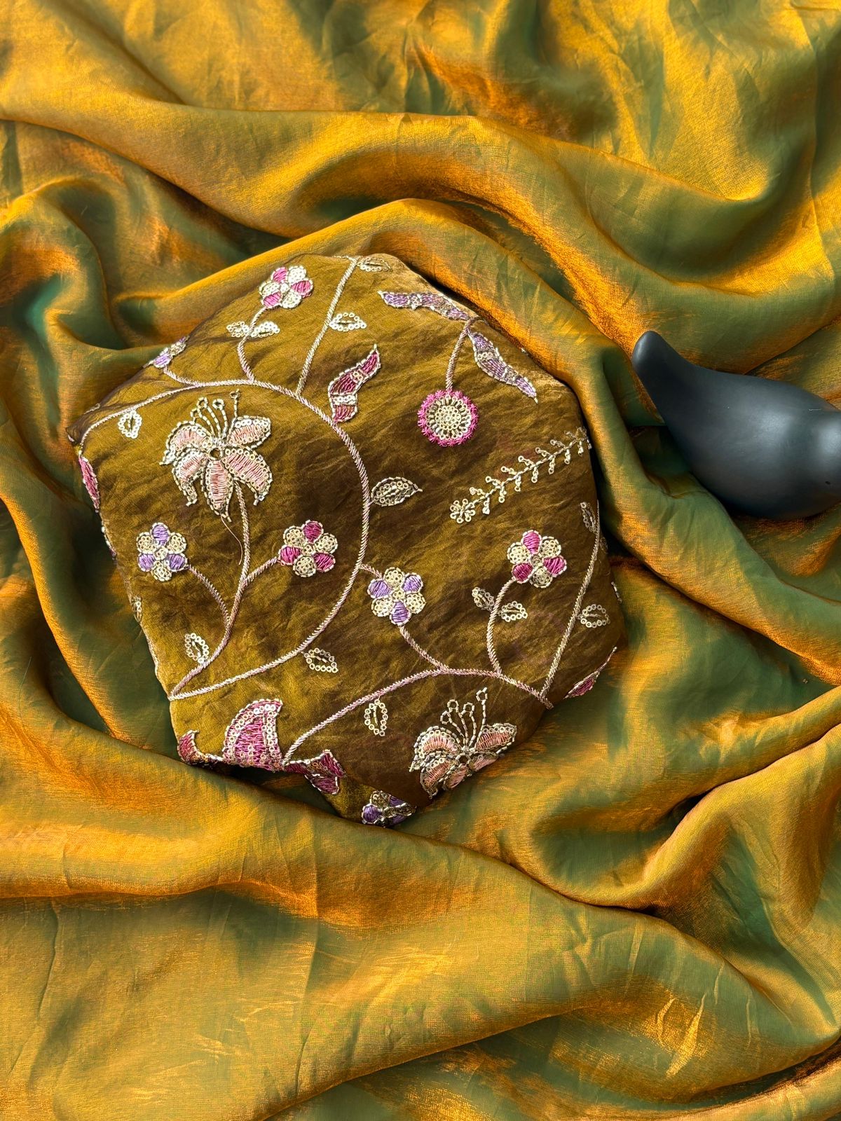 Fendy Satin Silk Saree