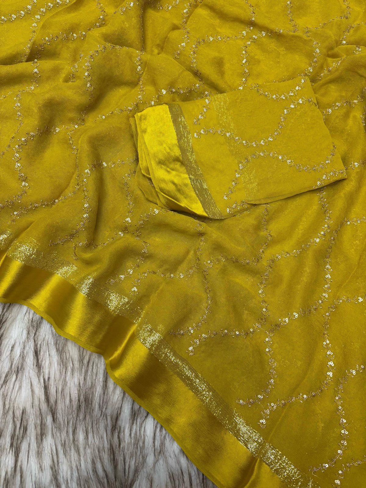 Viscose Georgette Saree