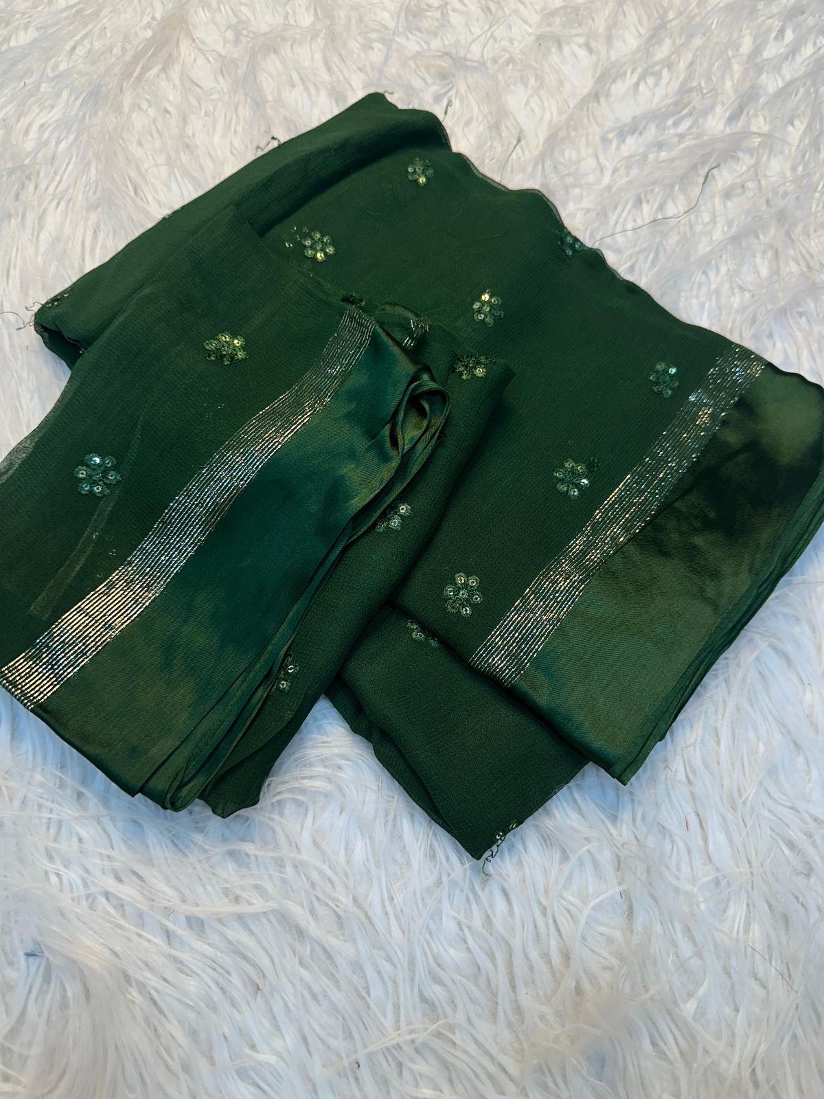 Georgette Embroidery Saree