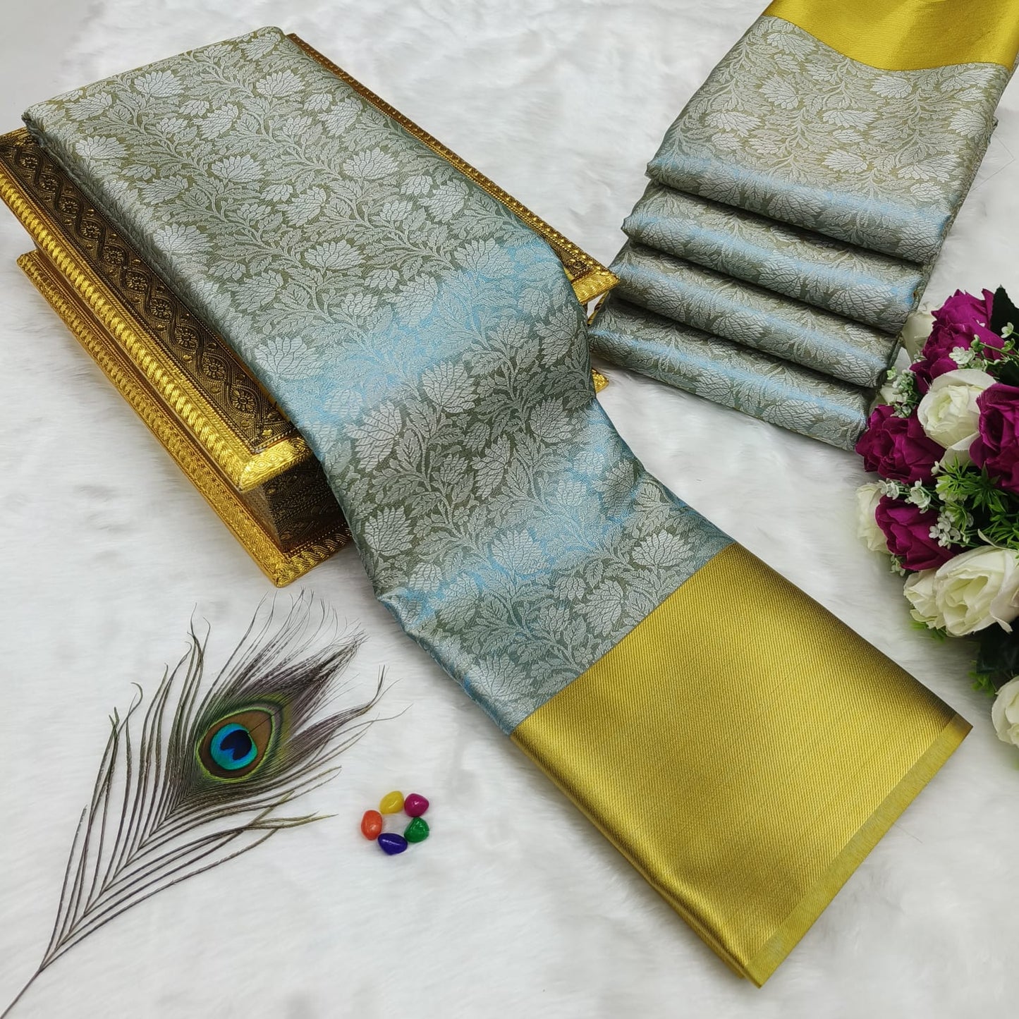 Kanchipuram Tissue Saree