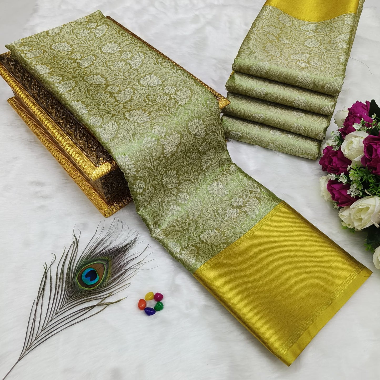 Kanchipuram Tissue Saree