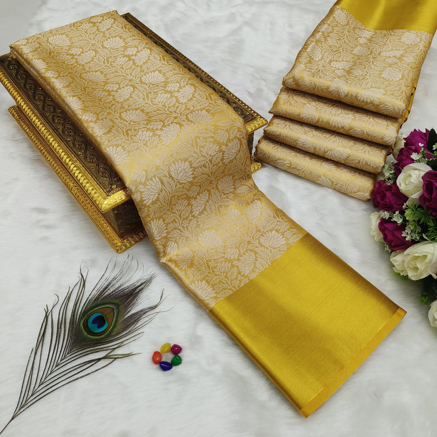 Kanchipuram Tissue Saree
