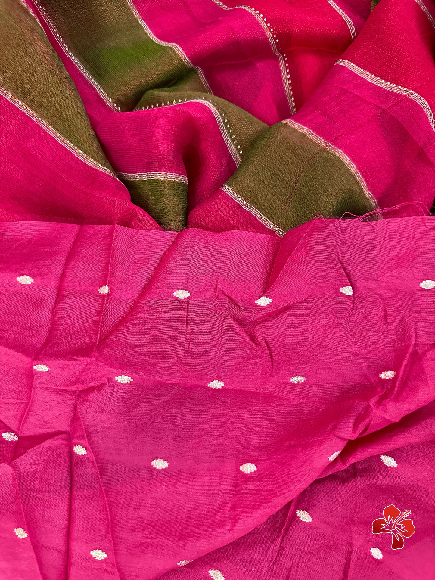Lurex Chiffon Saree