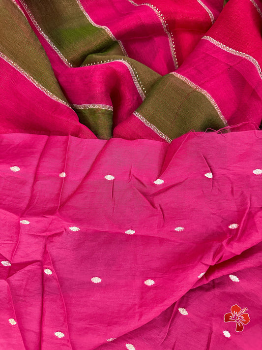Lurex Chiffon Saree