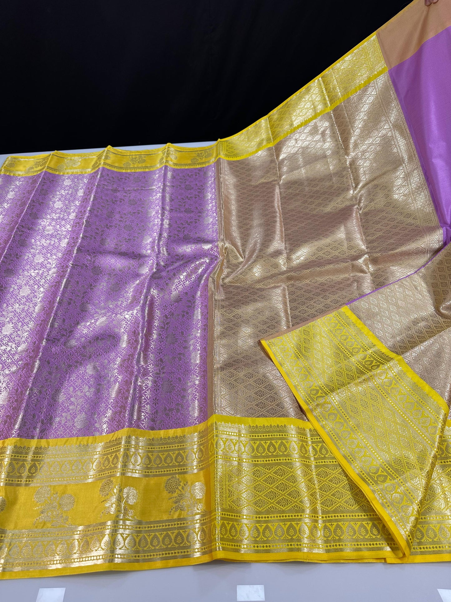 Semi Kanchi Silk Saree