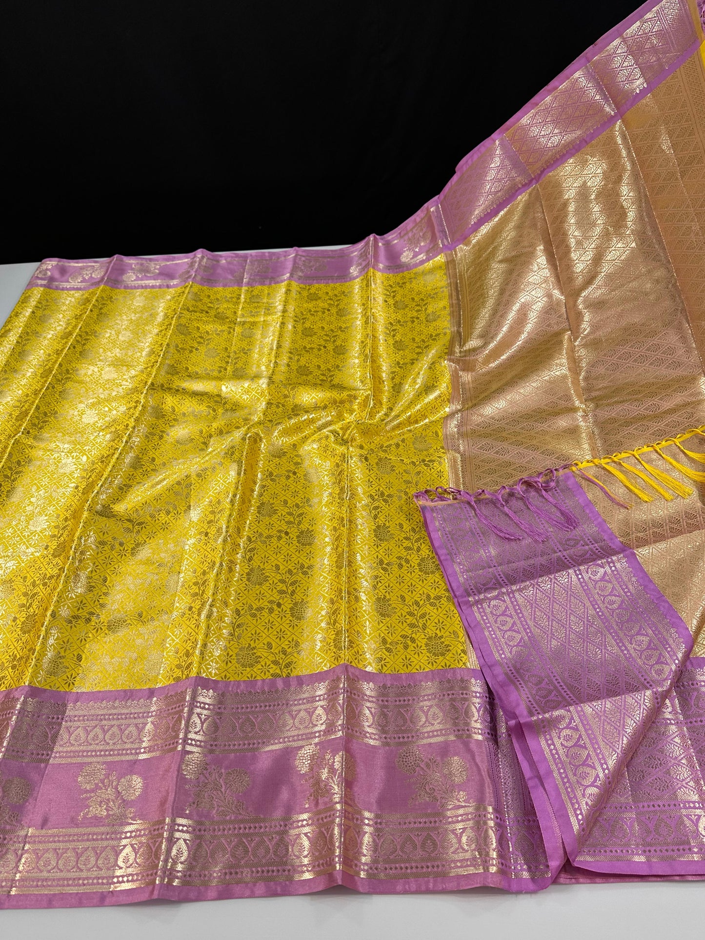 Semi Kanchi Silk Saree