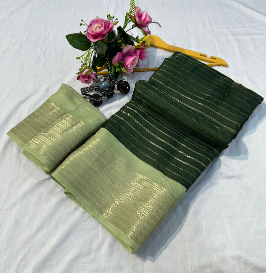Mysore Crepe Saree