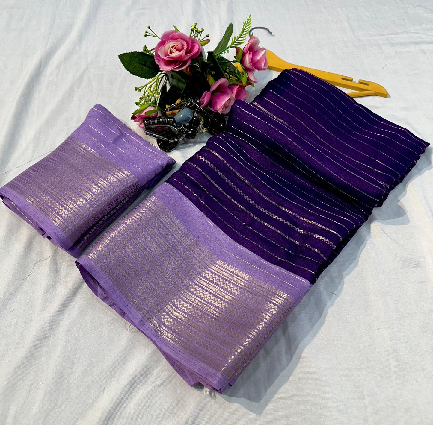 Mysore Crepe Saree
