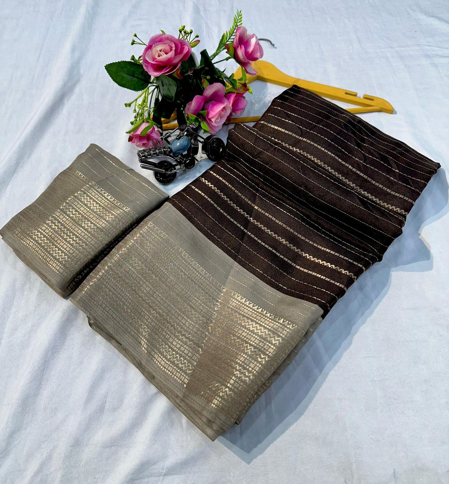 Mysore Crepe Saree