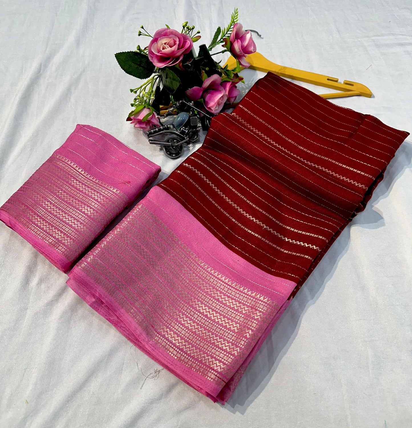 Mysore Crepe Saree