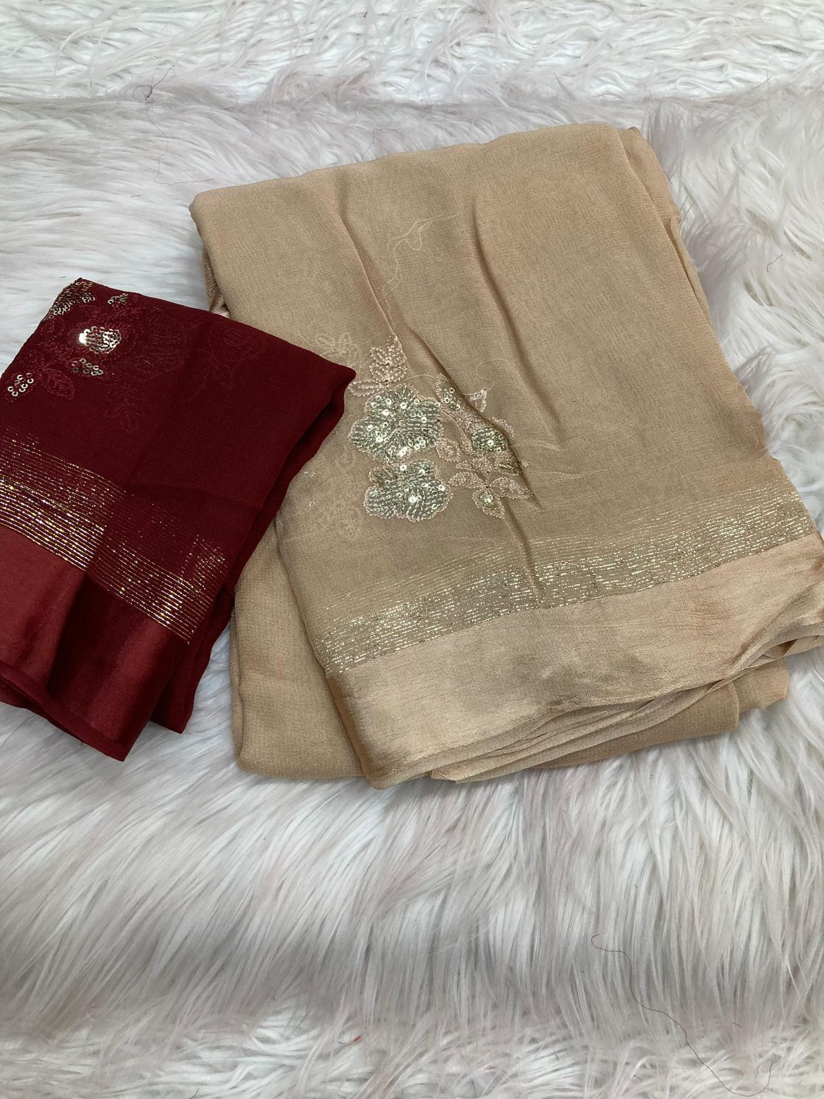 Viscose Georgette Saree