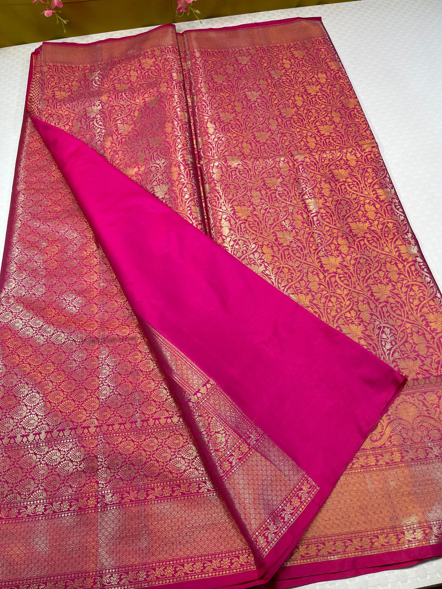 Semi Kanchi Silk Saree
