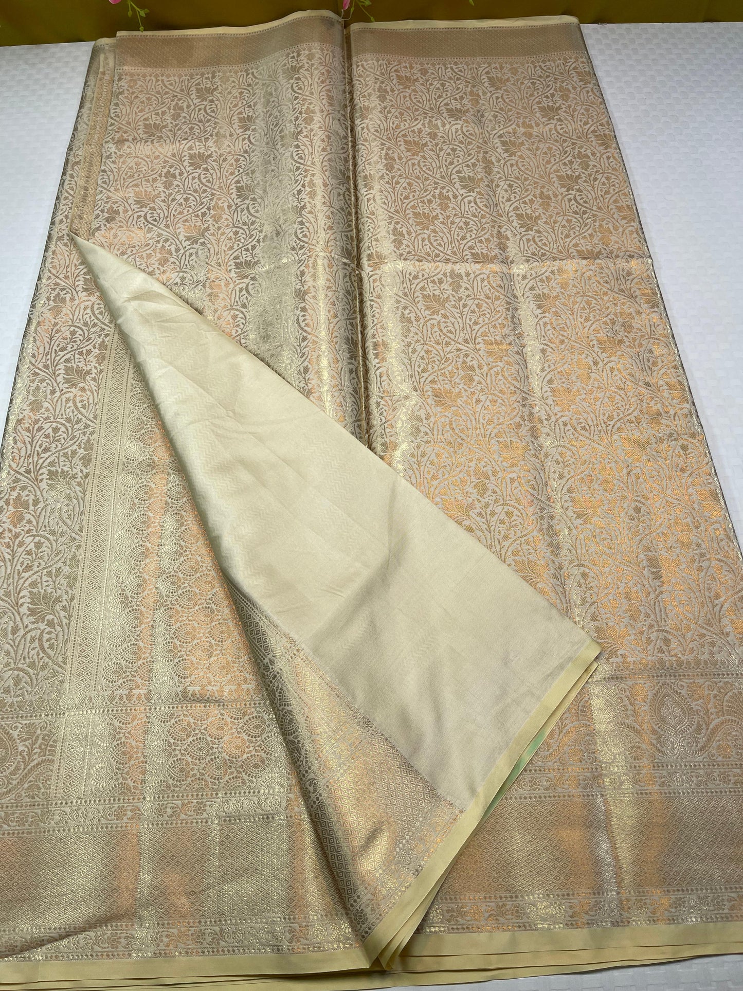 Semi Kanchi Silk Saree