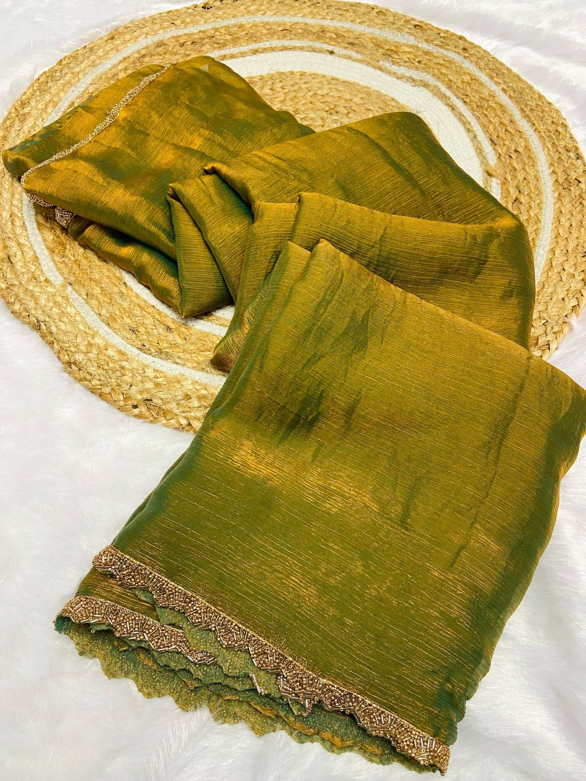 Metallic Soft Silk Saree