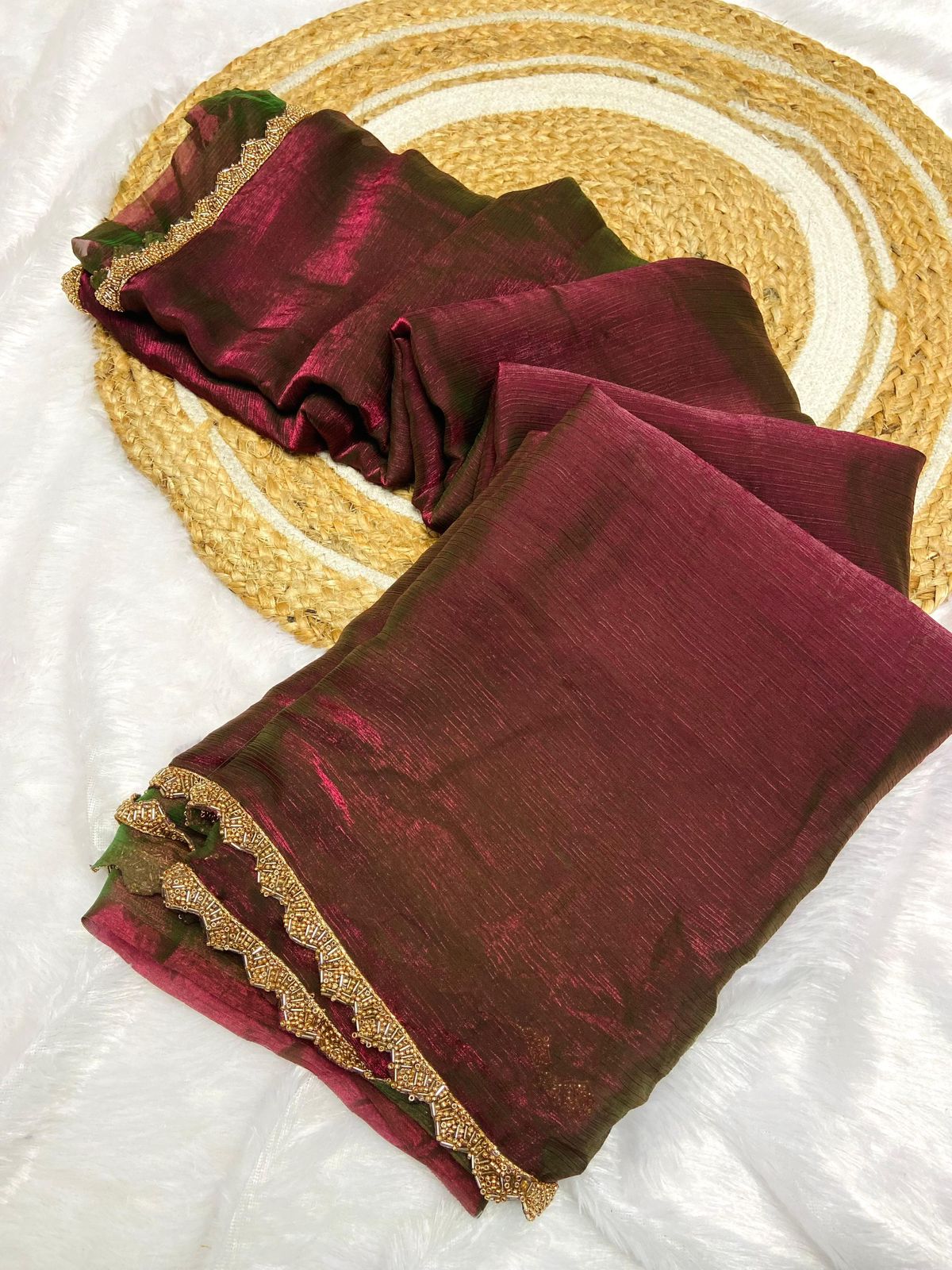 Metallic Soft Silk Saree
