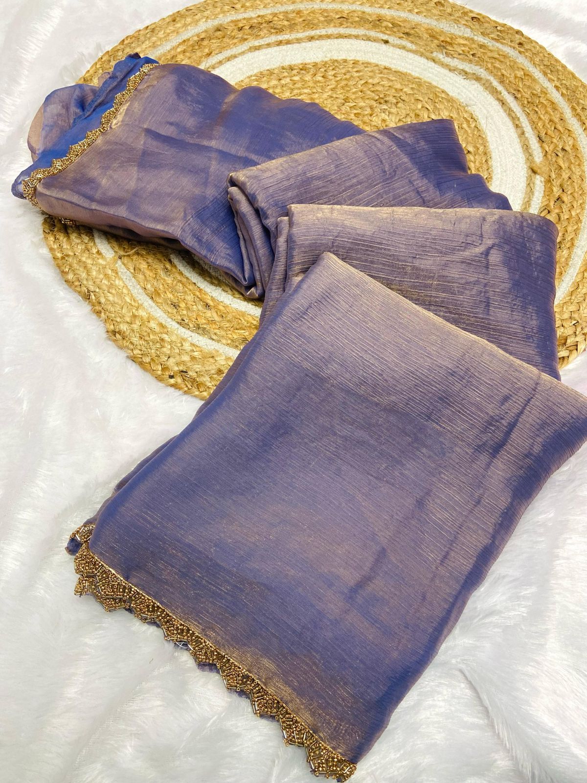 Metallic Soft Silk Saree
