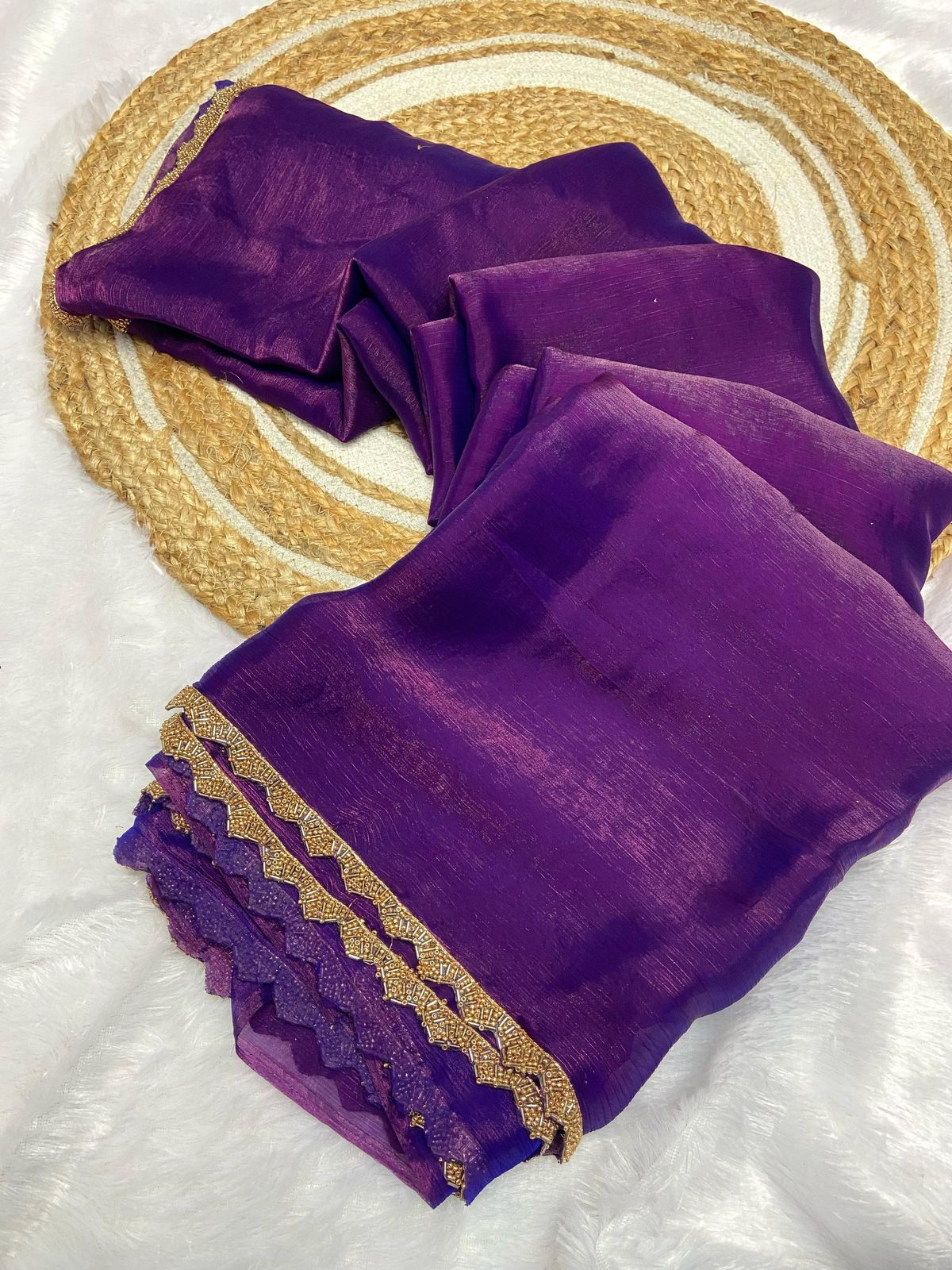 Metallic Soft Silk Saree