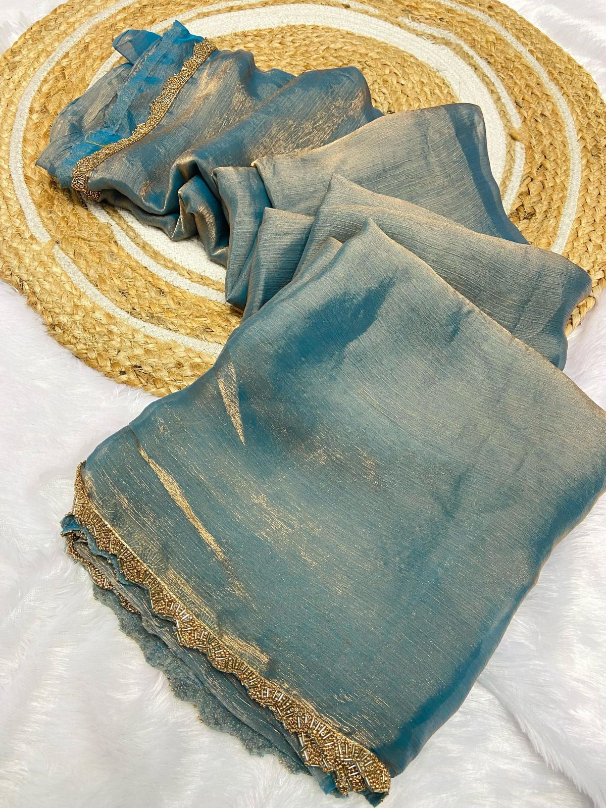 Metallic Soft Silk Saree