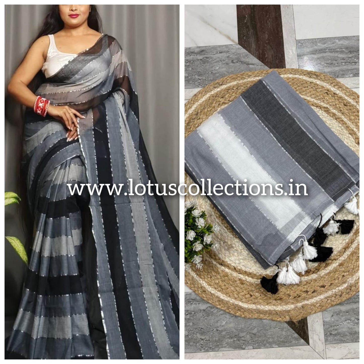 Mul Mul Cotton Saree