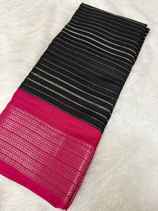 Mysore Crepe Silk Saree