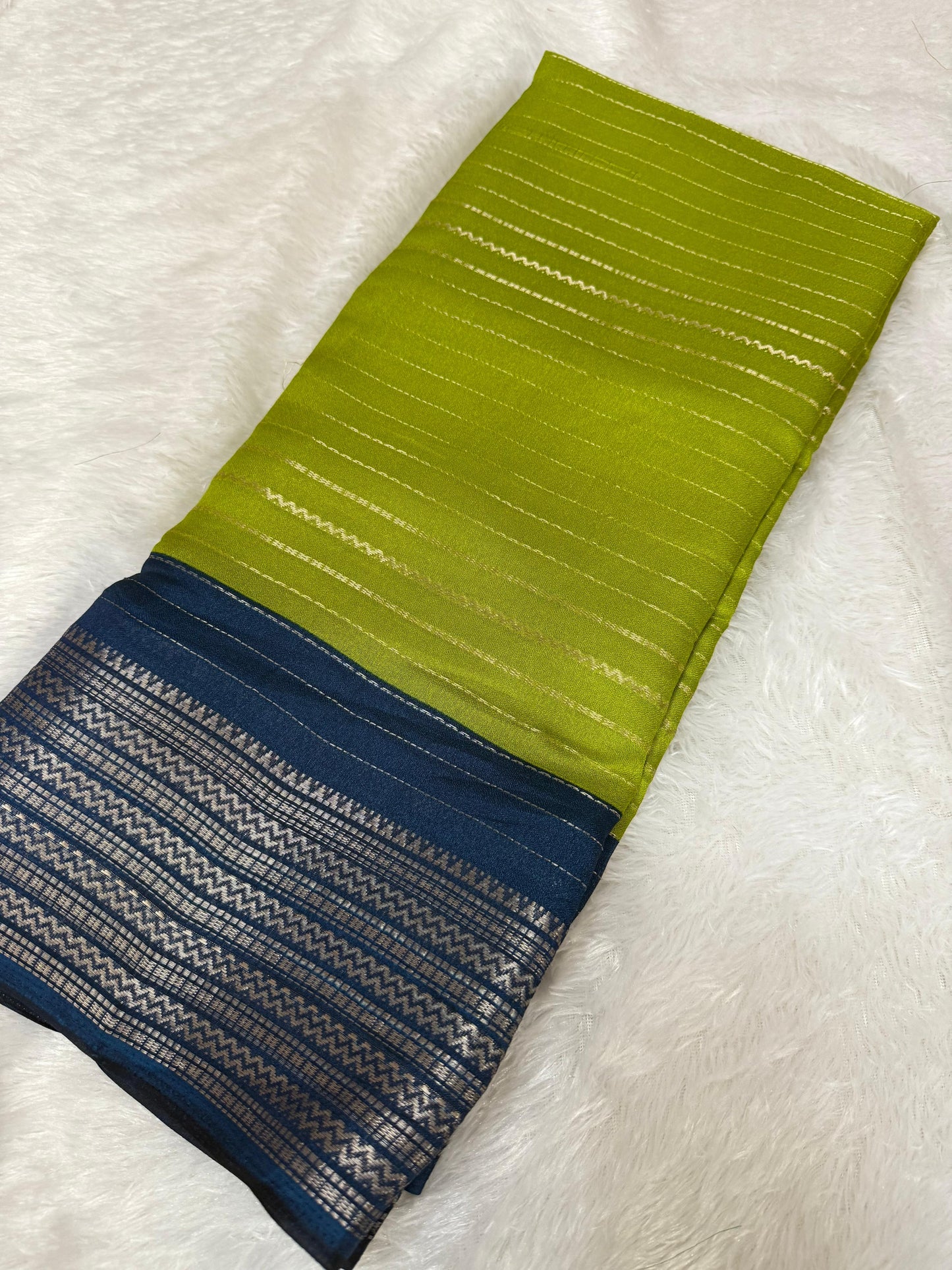 Mysore Crepe Silk Saree