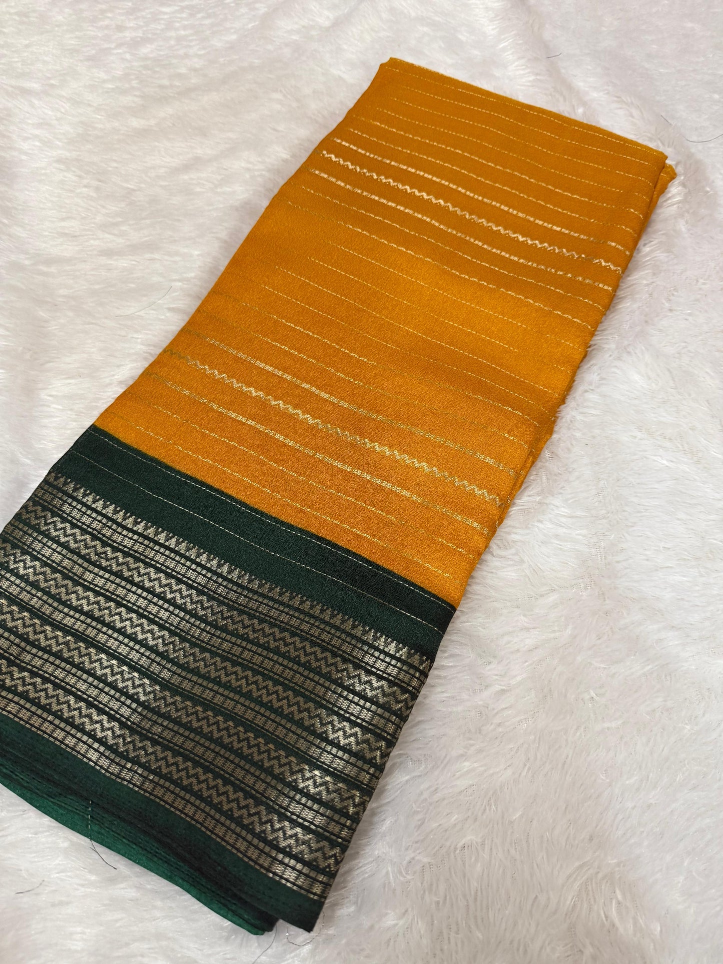 Mysore Crepe Silk Saree
