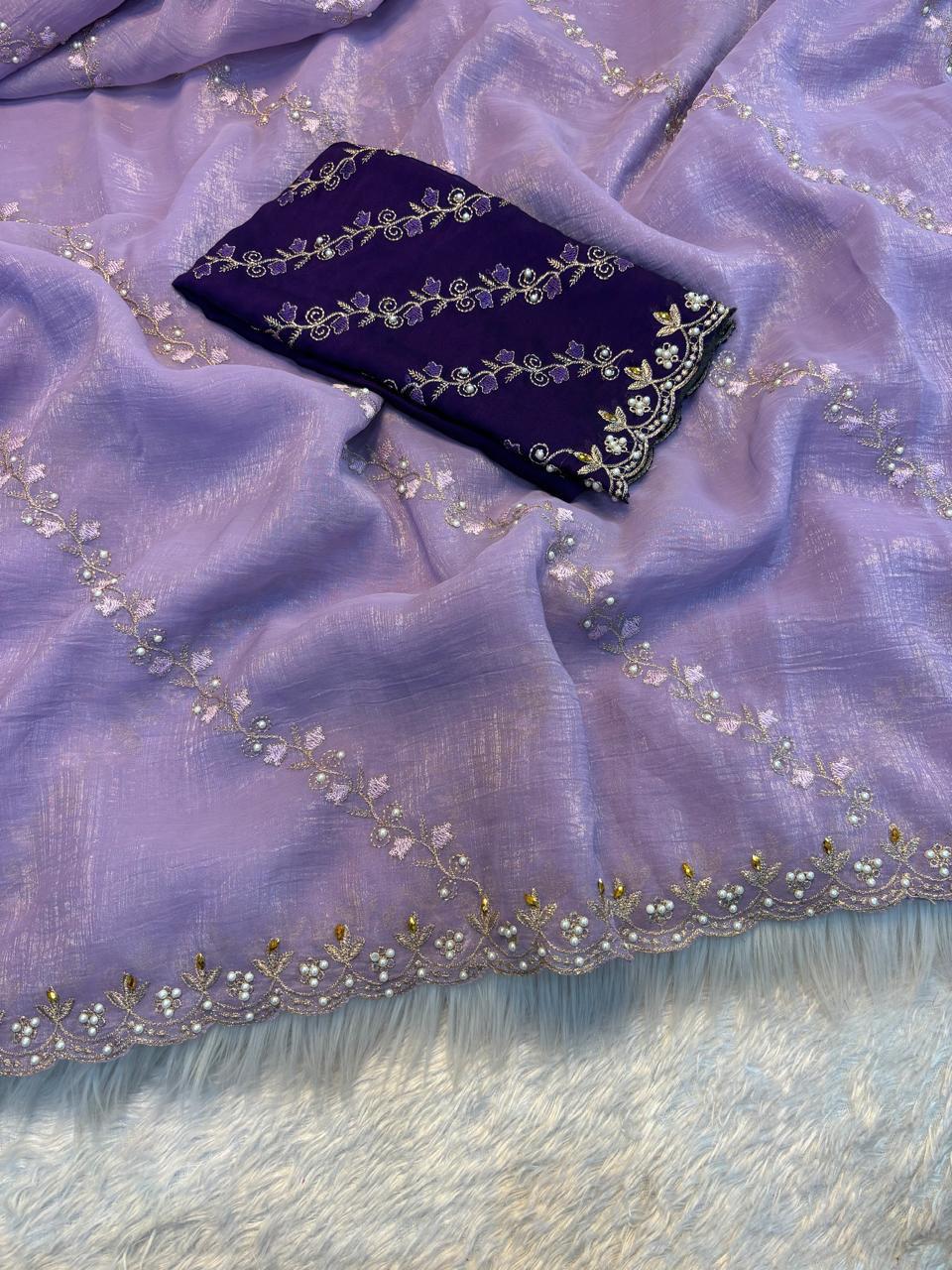 Crunchy Saree