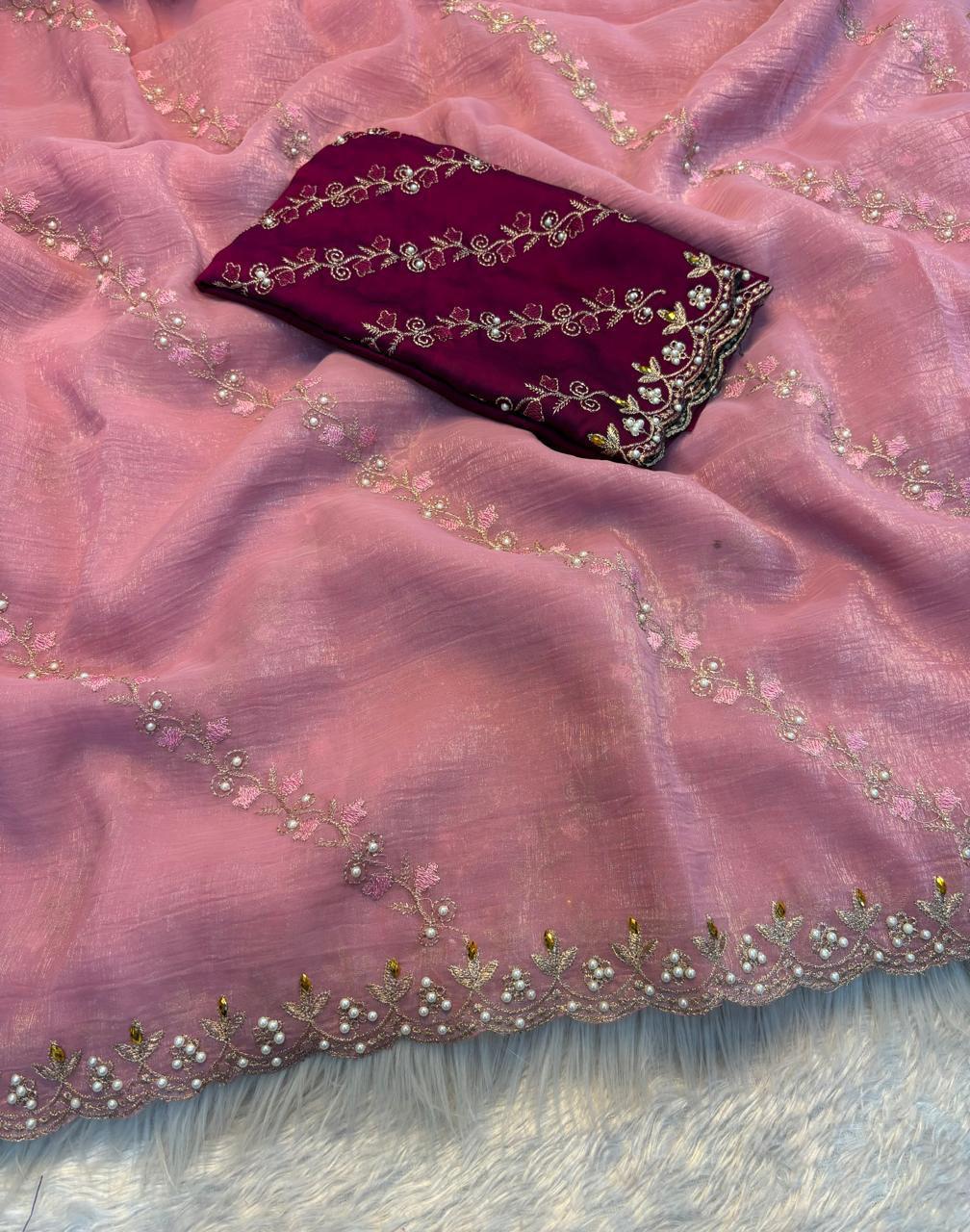 Crunchy Saree